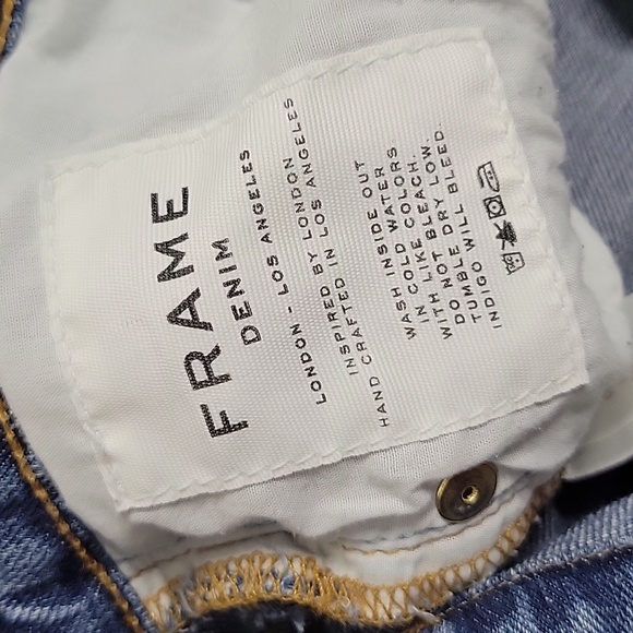 Frame Demin LeGargon Distressed Boyfriend Jeans - Picture 4 of 16